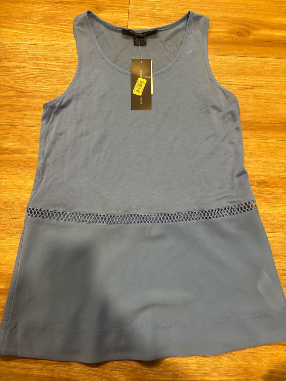 Women’s Casual Knit Tank Top in Slate Blue NWT